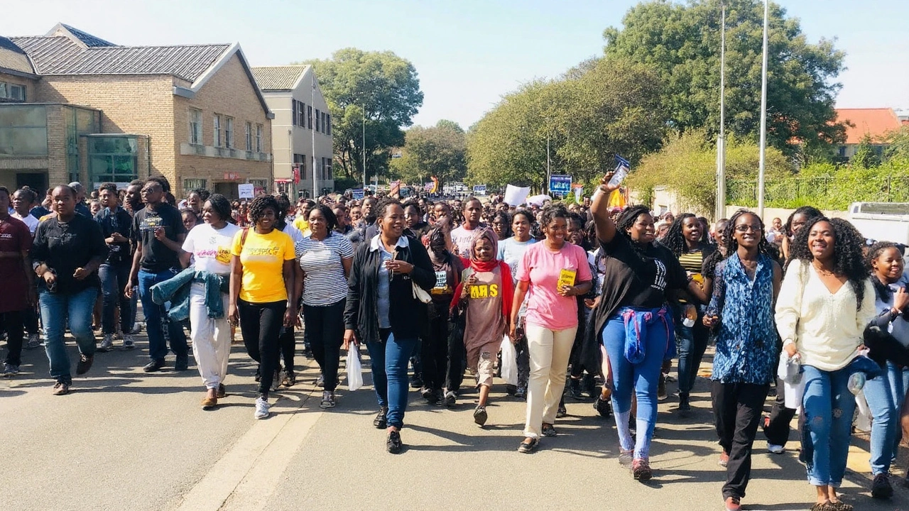 NSFAS delays spark Germiston student march and housing standoff